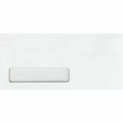 Quality Park® #10 Ridge⢠Window Business Envelopes, Bottom Left Window, Gummed Seal, White, Box Of 500