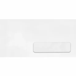Quality ParkĀ® #10 Right Window Envelopes, Bottom Left, Gummed Seal, White, Box Of 500