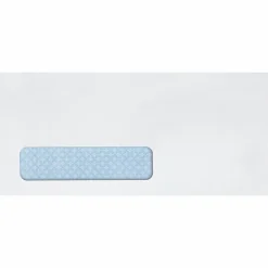Quality Park® #10 Single Window Envelopes, Bottom Left, Gummed Seal, White, Box Of 500