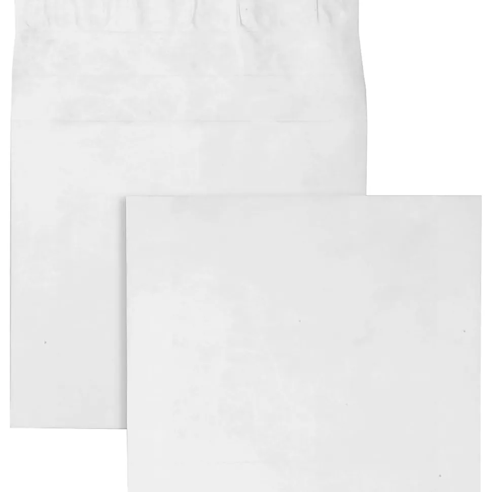 Quality Park® Survivor® Tyvek® Expansion Envelopes, Open Side, 12" x 16" x 4", Self-Adhesive, White, Box Of 50