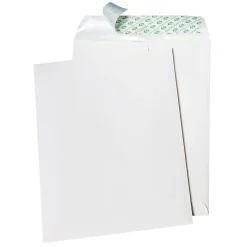 Quality Park® Tech-No-Tear Catalog Envelopes, 10" x 13", Self-Adhesive, White, Box Of 100