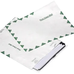 Quality Park® Tyvek® Envelopes, First Class, 6" x 9", White, Box Of 100