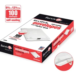 Quality Park® Tyvek® Envelopes, 9 1/2