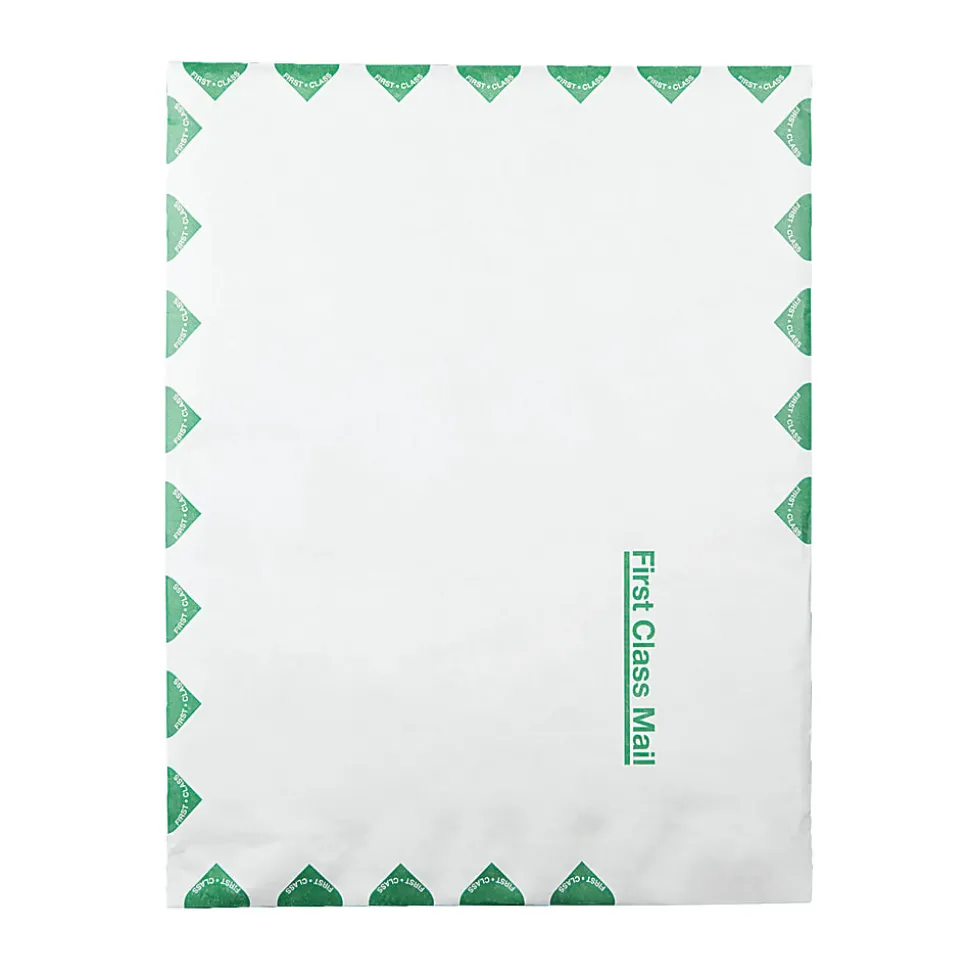 Quality Park® Tyvek® Envelopes, First Class, 10" x 13", White, Box Of 100