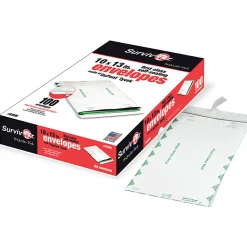 Quality Park® Tyvek® Envelopes, First Class, 10