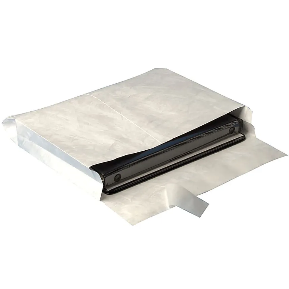Quality Park® Tyvek® Expansion Envelopes, 12" x 16" x 2", 18 Lb, White, Carton Of 100