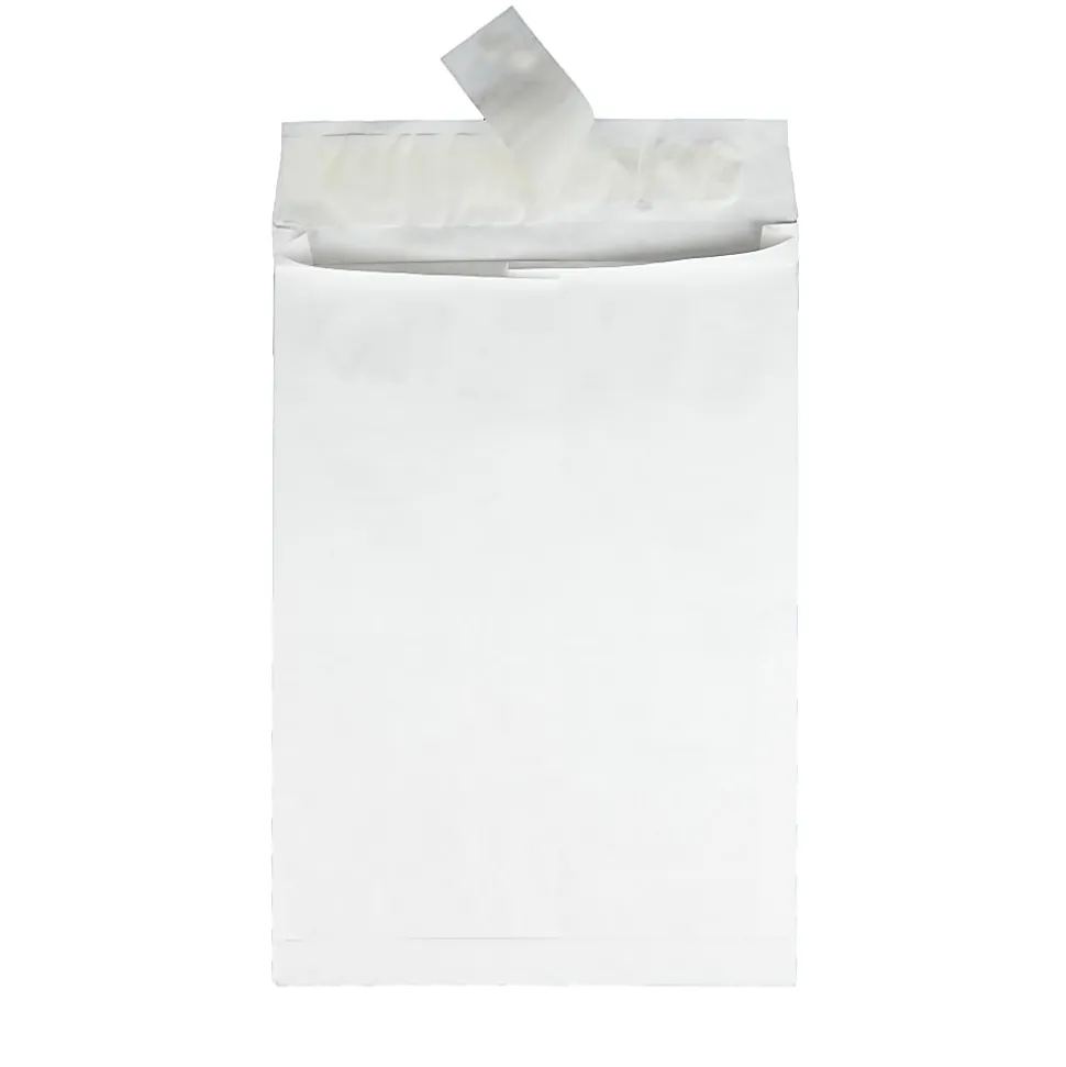 Quality Park® Tyvek® Expansion Envelopes, 10" x 13" x 1 1/2", 14 Lb, White, Box Of 25