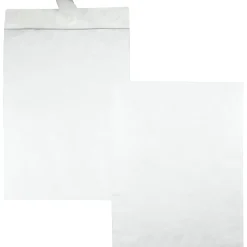 Quality Park® Tyvek® 14 1/4" x 20" Envelopes, Self-Adhesvie, White, Box Of 25