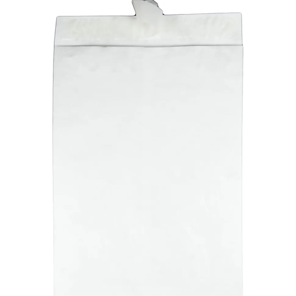 Quality Park® Tyvek® 14 1/4" x 20" Envelopes, Self-Adhesvie, White, Box Of 25