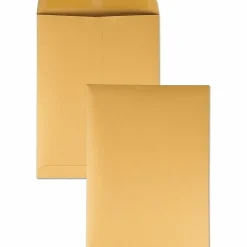 Quality Park® 9 1/2" x 12 1/2" Catalog Envelopes, Gummed Seal, Brown, Box Of 250