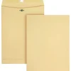 Quality Park 9 x 12 Heavy-duty Clasp Envelopes - Clasp - #90 - 9" Width x 12" Length - Clasp/Gummed Flap - Manila - 100 / Box