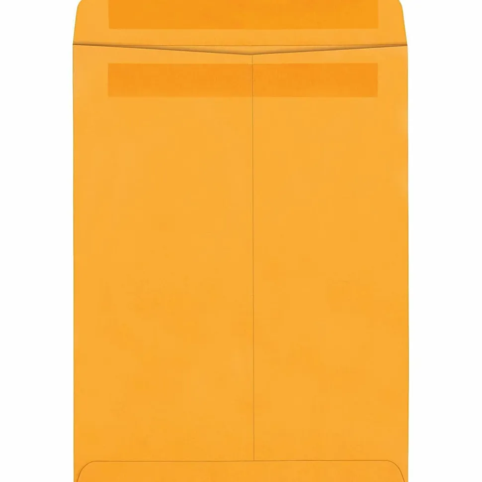 Quality Park 9x 12 Hi Bulk Catalog Envelopes with Self-Seal Closure - Catalog - 9"x 12" - 24 lb - Self-sealing Flap - Kraft - 100 Box - Brown Kraft