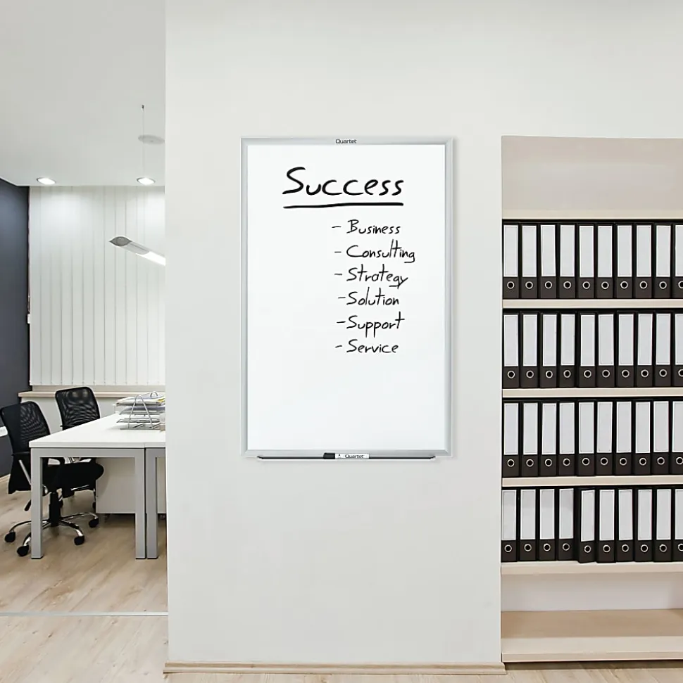 Quartet® Classic Magnetic Dry-Erase Whiteboard, 72" x 48", Aluminum Frame With Silver Finish