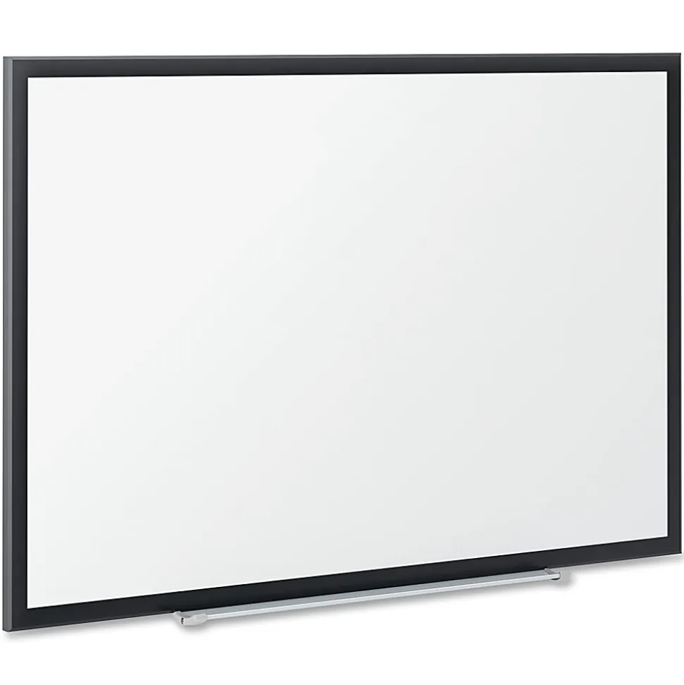 Quartet® Classic Magnetic Dry-Erase Whiteboard, 60" x 36", Aluminum Frame With Black Finish
