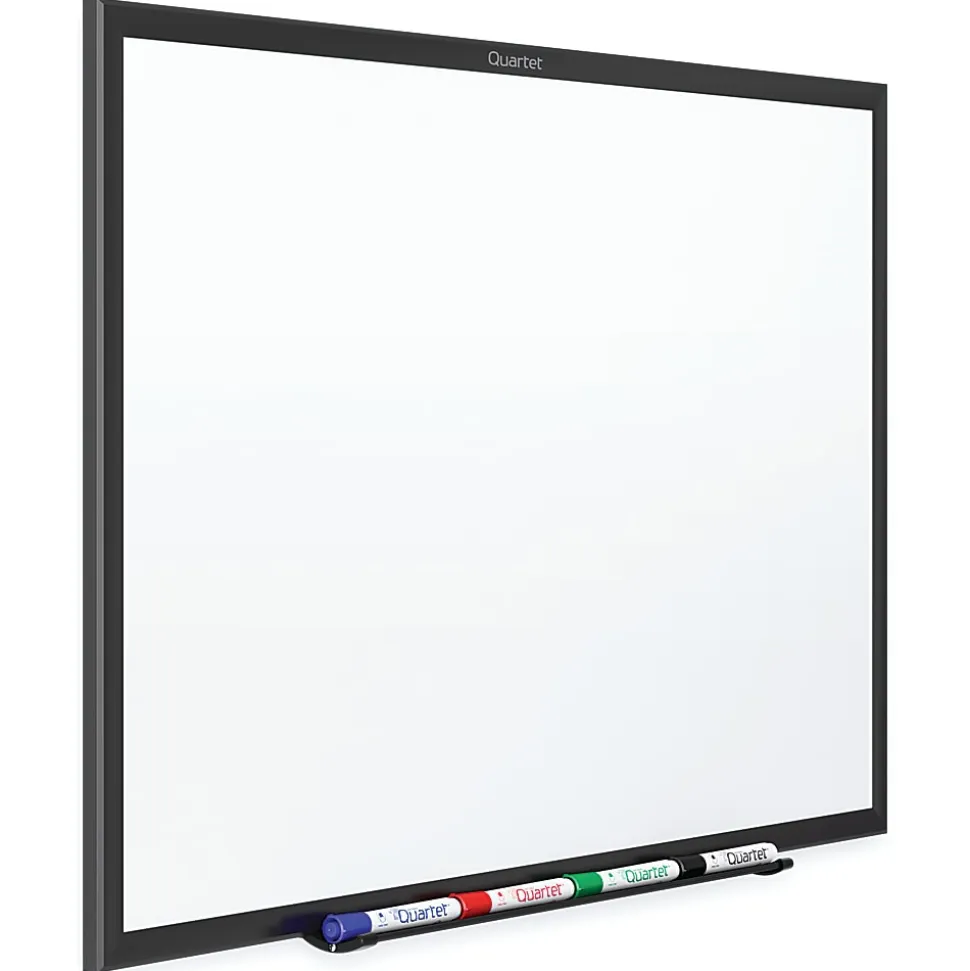 Quartet® Classic Magnetic Dry-Erase Whiteboard, 24" x 18", Aluminum Frame With Black Finish