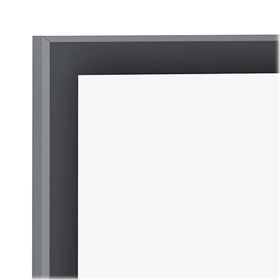 Quartet® Classic TAA Compliant Magnetic Dry-Erase Whiteboard, 48" x 96", Aluminum Frame With Black Finish