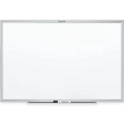 Quartet® Classic Total Erase® Non-Magnetic Melamine Dry-Erase Whiteboard, 60" x 36", Aluminum Frame With Silver Finish