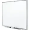 Quartet® Classic Total Erase® Non-Magnetic Melamine Dry-Erase Whiteboard, 48" x 96", Aluminum Frame With Silver Finish