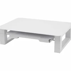 Quartet® Dry-Erase Board Desktop Monitor Riser, 4-3/8”H x 12-3/4”W x 16-3/8”D, White
