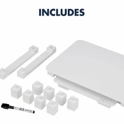 Quartet® Dry-Erase Board Desktop Monitor Riser, 4-3/8”H x 12-3/4”W x 16-3/8”D, White