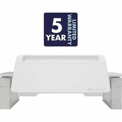 Quartet® Dry-Erase Board Desktop Monitor Riser, 4-3/8”H x 12-3/4”W x 16-3/8”D, White