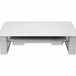 Quartet® Dry-Erase Board Desktop Monitor Riser, 4-3/8”H x 12-3/4”W x 16-3/8”D, White