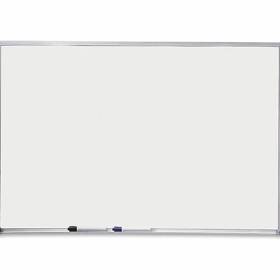 Quartet® DuraMax® Magnetic Dry-Erase Whiteboard, 96" x 48", Aluminum Frame With Silver Finish
