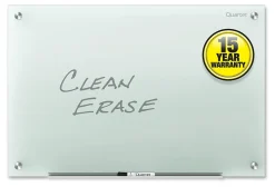Quartet® Infinity™ Glass Non-Magnetic Unframed Dry-Erase Whiteboard, 36" x 24", Frost