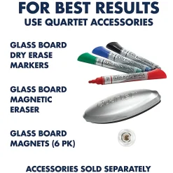 Quartet Infinity® Magnetic Glass Unframed Dry-Erase Whiteboard, 72