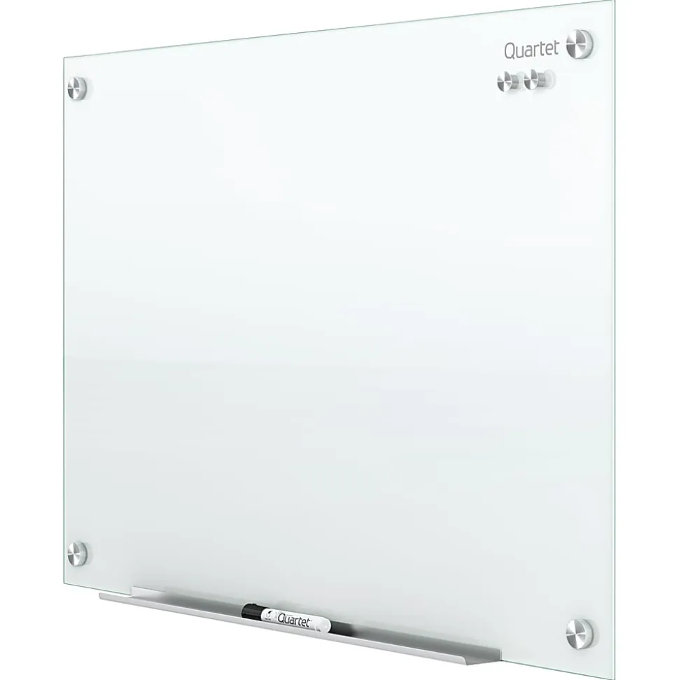Quartet® Infinity™ Magnetic Glass Unframed Dry-Erase Whiteboard, 24" x 18", White