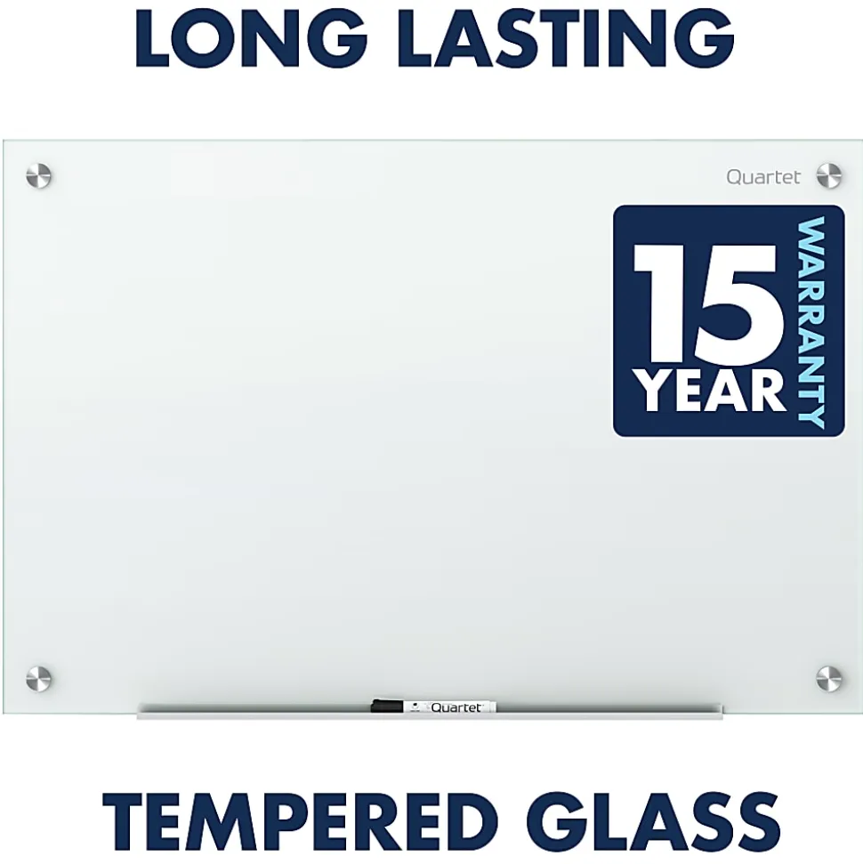 Quartet Infinity® Magnetic Unframed Dry-Erase Whiteboard, 36" x 48", White
