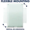 Quartet Infinity® Tempered Glass Unframed Non-Magnetic Dry-Erase Whiteboard, 48" x 36", Frosted