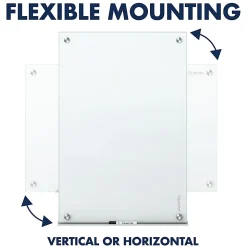 Quartet Infinity® Unframed Glass Non-Magnetic Dry-Erase Whiteboard, 72