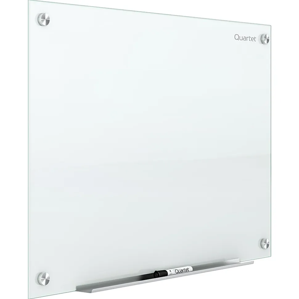 Quartet Infinity® Unframed Glass Non-Magnetic Dry-Erase Whiteboard, 72" x 48", White