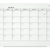 Quartet® Infinity™ Unframed Magnetic Glass Calendar Whiteboard, 18" x 24", White
