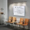 Quartet® InView™ Custom Dry-Erase Whiteboard, 37 1/2" x 23", Aluminum Frame With Gray Graphite Finish