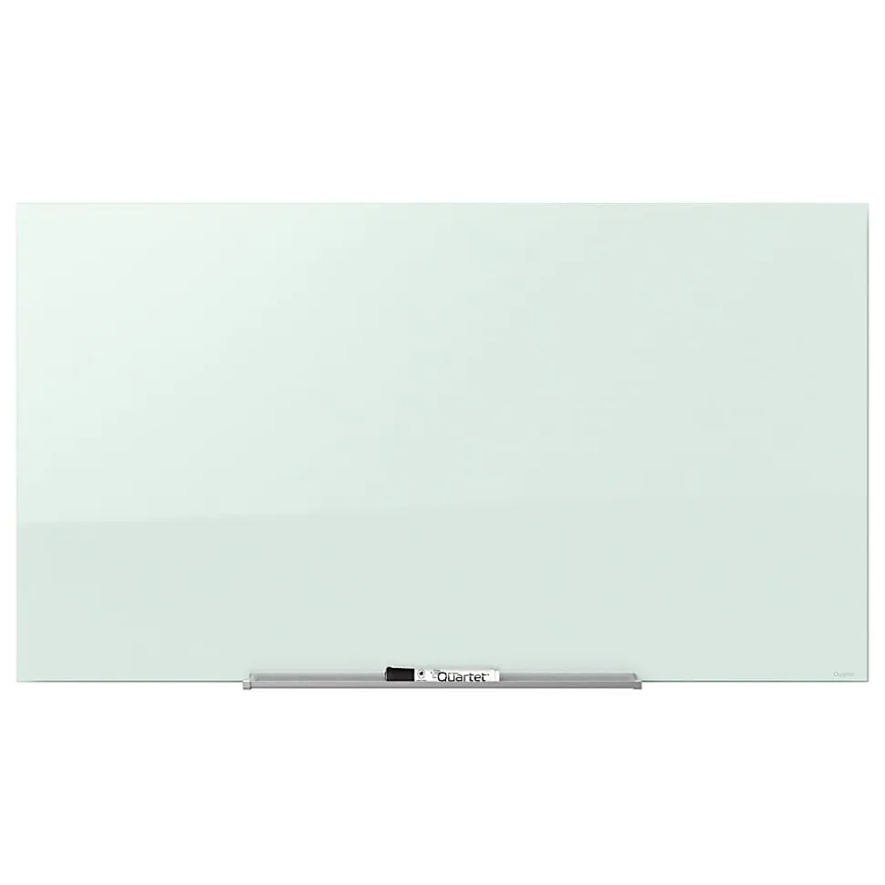 Quartet® InvisaMount™ Magnetic Unframed Dry-Erase Whiteboard, 85" x 48", White