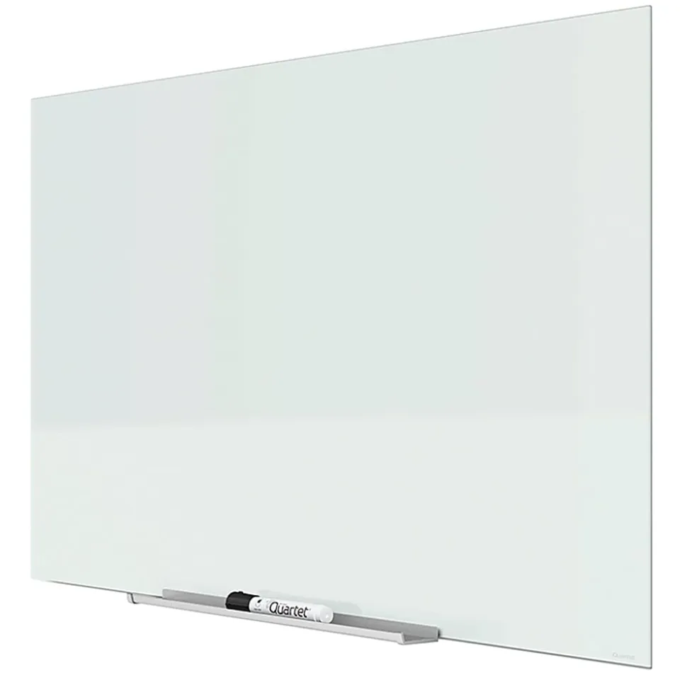 Quartet® InvisaMount™ Magnetic Unframed Dry-Erase Whiteboard, 85" x 48", White