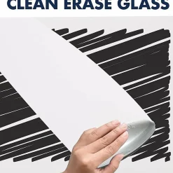 Quartet InvisaMount Vertical Glass Dry-Erase Board - 28x50 - 50