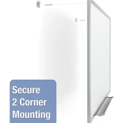 Quartet® Magnetic Porcelain Dry-Erase Whiteboard, 48" x 72", Aluminum Frame With Silver Finish