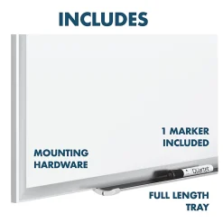 Quartet® Magnetic Porcelain Dry-Erase Whiteboard, 48