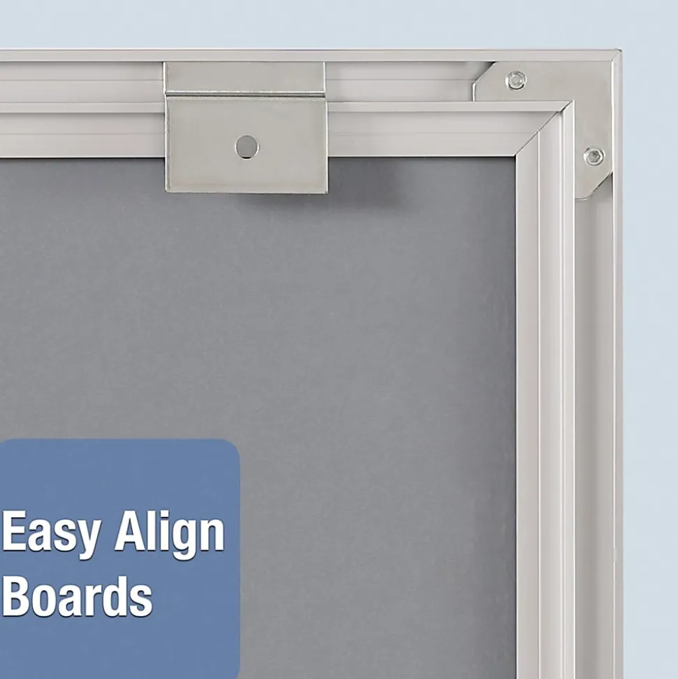 Quartet® Matrix® Magnetic Dry-Erase In/Out Board, 23" x 16", Aluminum Frame With Silver Finish