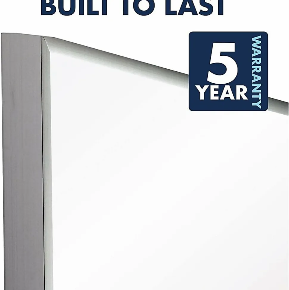 Quartet® Matrix® Magnetic Marker Dry-Erase Board, 48" x 31", Aluminum Frame With Silver Finish