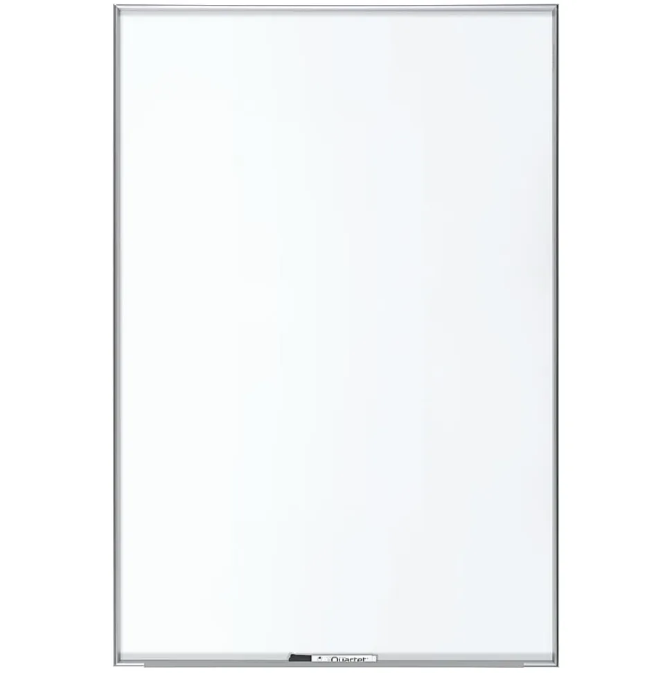 Quartet® Nano Magnetic Dry-Erase Whiteboard, 36" x 48", Aluminum Frame With Silver Finish