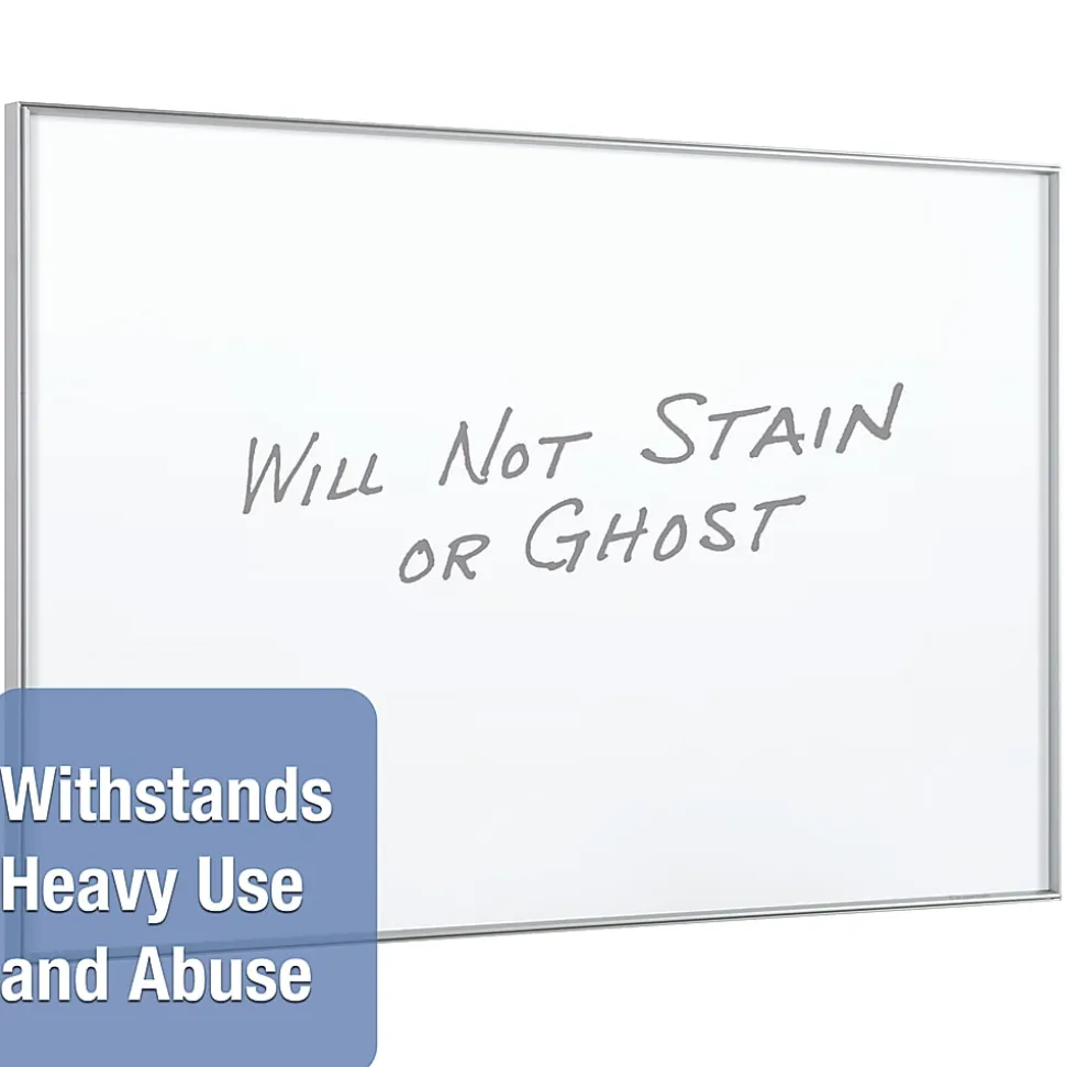 Quartet® Nano Magnetic Dry-Erase Whiteboard, 36" x 48", Aluminum Frame With Silver Finish