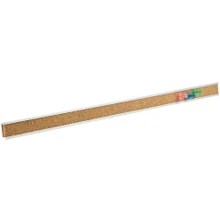 Quartet® Natural Cork Bulletin Bars, 1" x 4'