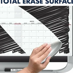 Quartet® Prestige® 2 Magnetic Dry-Erase 12 Month Calendar Board, 36