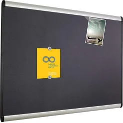 Quartet® Prestige Plus™ Magnetic Fabric Bulletin Board, 48