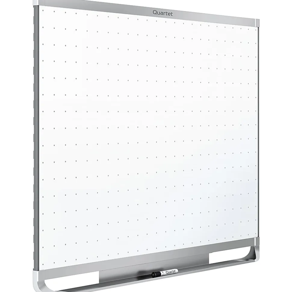 Quartet® Prestige™ 2 Total Erase® Melamine Dry-Erase Whiteboard, 48" x 36", Aluminum Frame With Silver Finish