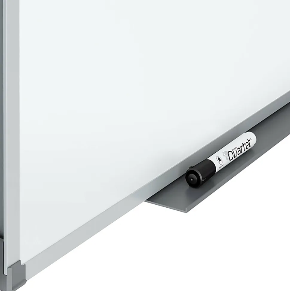 Quartet® Standard DuraMax® Porcelain Magnetic Dry-Erase Whiteboard, 96" x 48", Aluminum Frame With Silver Finish
